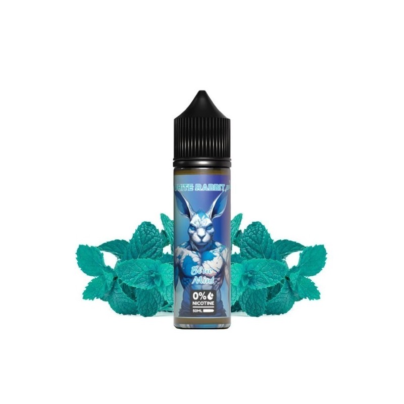 Premix White Rabbit 50/60ml - Menthe Bleue | EliqVapoteur