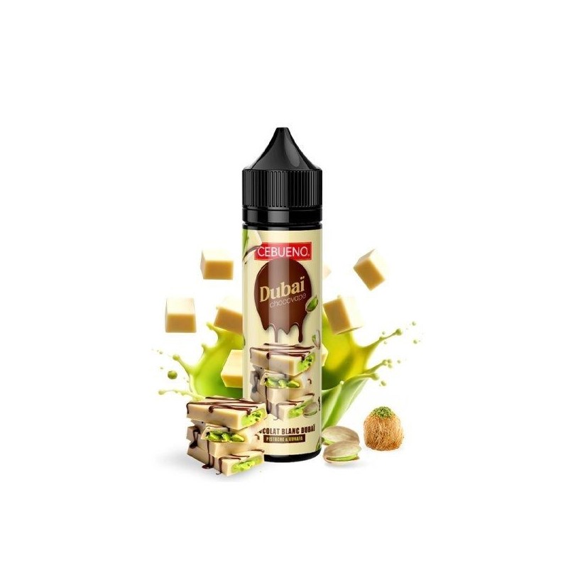 Premix Cebueno 50/70ml - Dubaï Chocovape White | Eliq Vapoteur