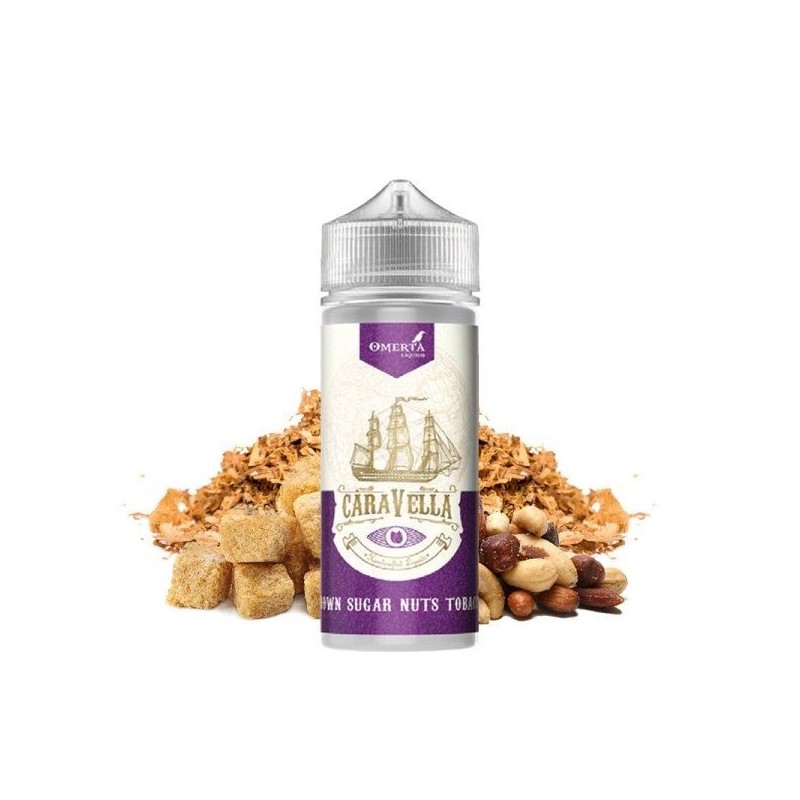 Premix Caravella by Omerta Liquids 100/120ml - Brown Sugar Nuts Classic | EliqVapoteur