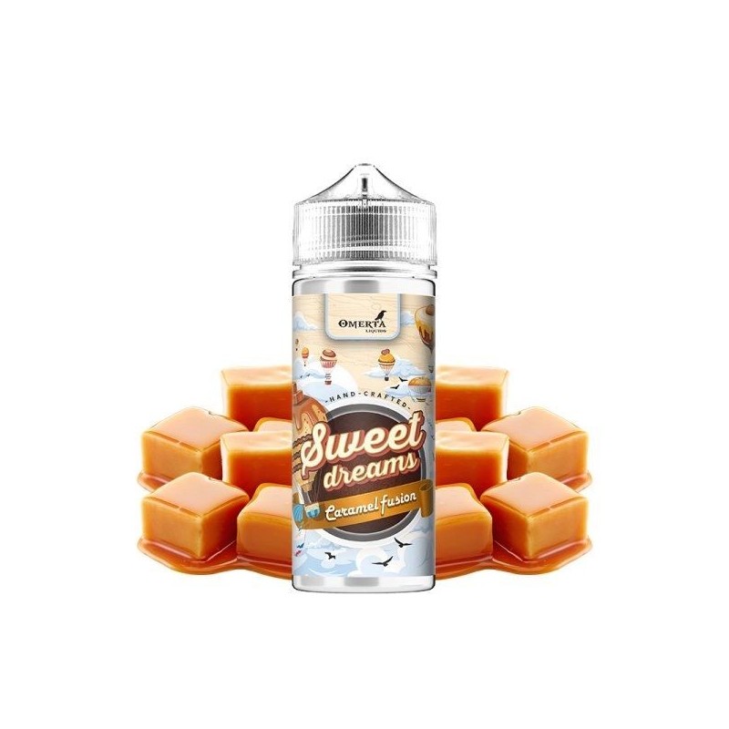Premix Sweet Dreams by Omerta Liquids 100/120ml - Caramel Fusion | Eliq Vapoteur