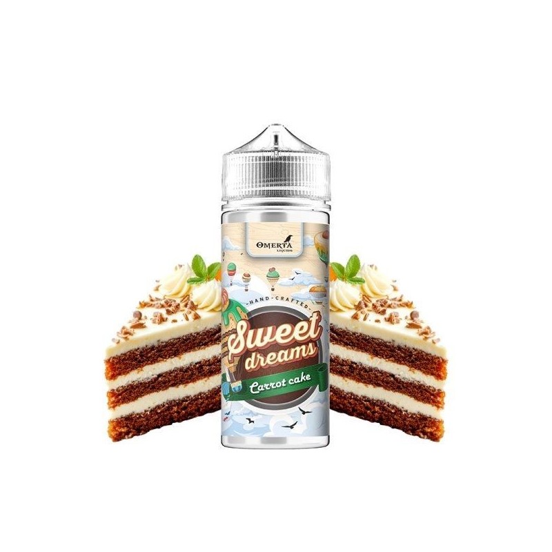 Premix Sweet Dreams by Omerta Liquidse 100/120ml - Gâteau aux Carottes | EliqVapoteur
