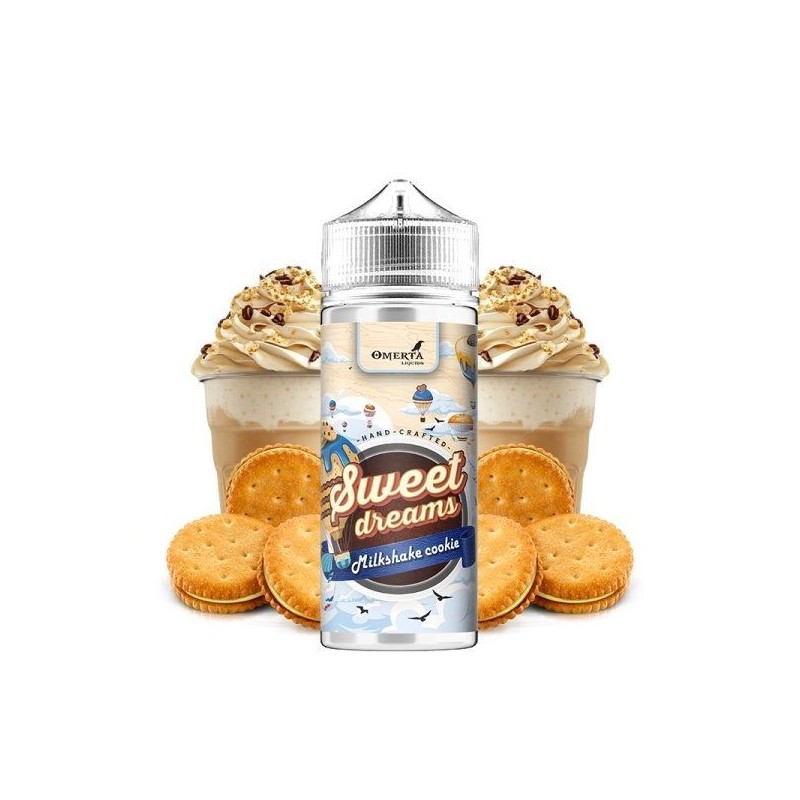 Premix Sweet Dreams by Omerta Liquids 100/120ml - Milkshake Cookie | Eliq Vapoteur