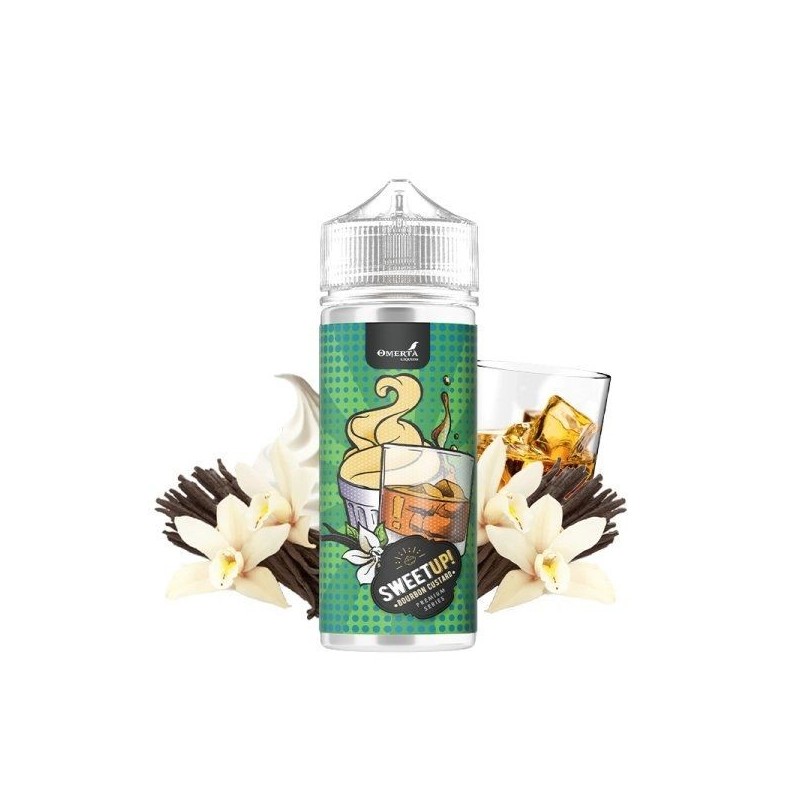 Premix SweetUp by Omerta Liquids 100/120ml - Bourbon Custard | Eliq Vapoteur