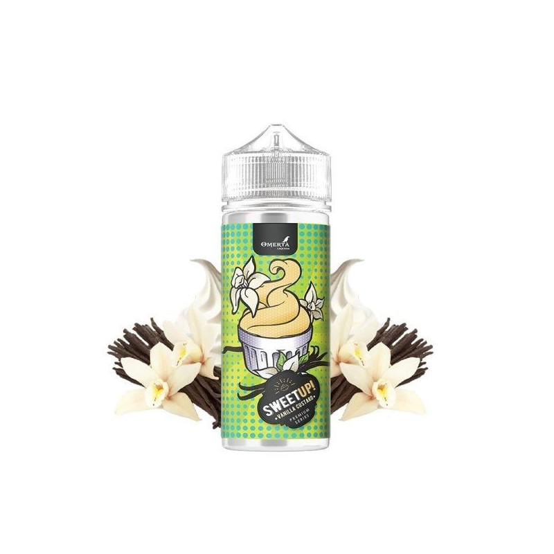 SweetUp by Omerta Liquids 100/120ml - Vanilla Custard | EliqVapoteur