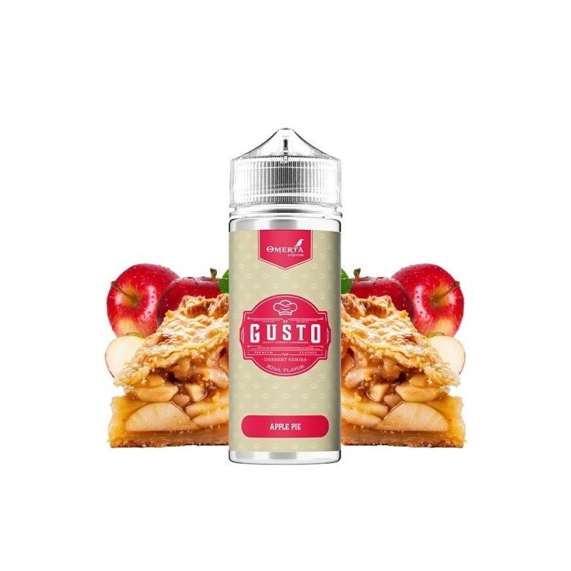 Gusto by Omerta Liquids 100/120ml - Apple Pie | EliqVapoteur