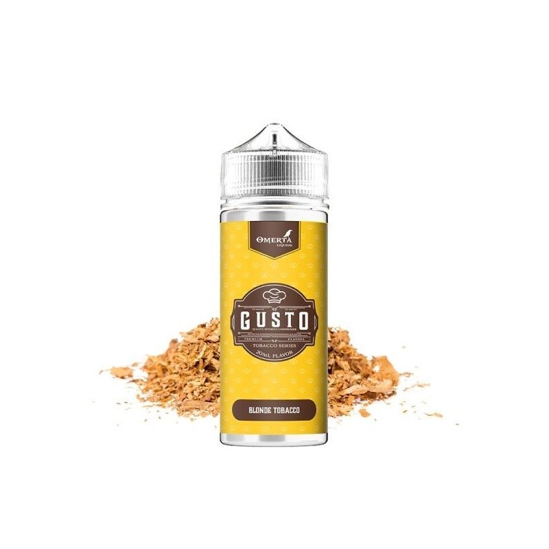 Premix Gusto par Omerta Liquids 100/120ml - Tabac Blond | Eliq Vapoteur