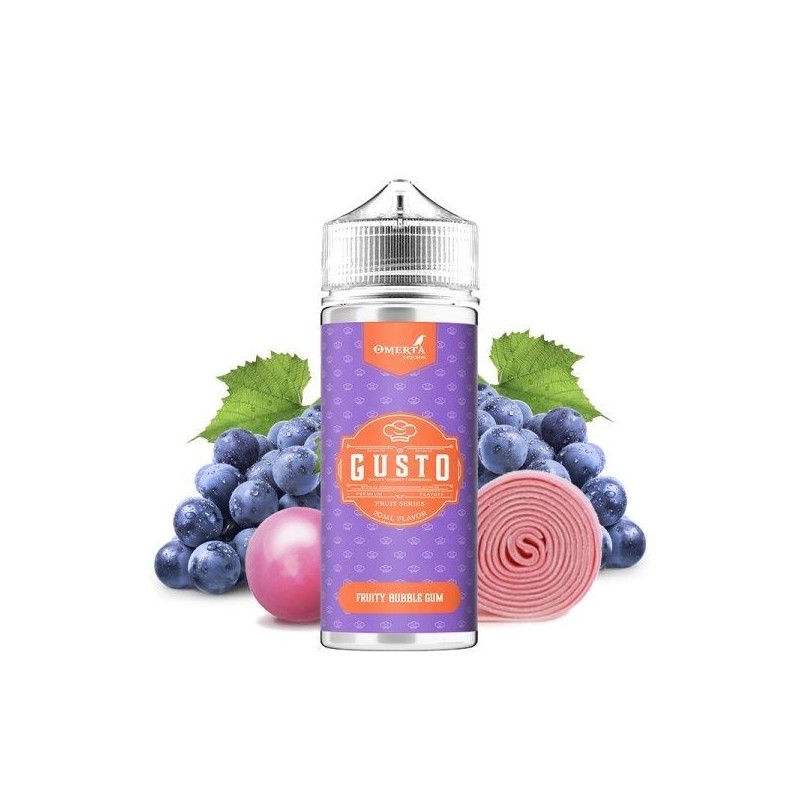 Premix Gusto by Omerta Liquids 100/120ml - Fruity Bubble Gum | Eliq Vapoteur