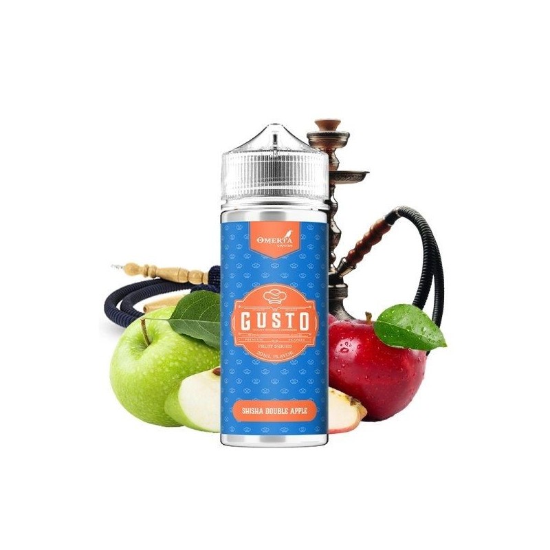 Premix Gusto by Omerta Liquids 100/120ml - Shisha Double Apple | Eliq Vapoteur