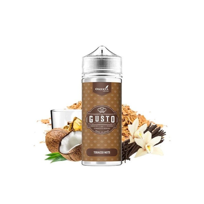 Premix Gusto by Omerta Liquids 100/120ml - Tobacco Nuts | Eliq Vapoteur