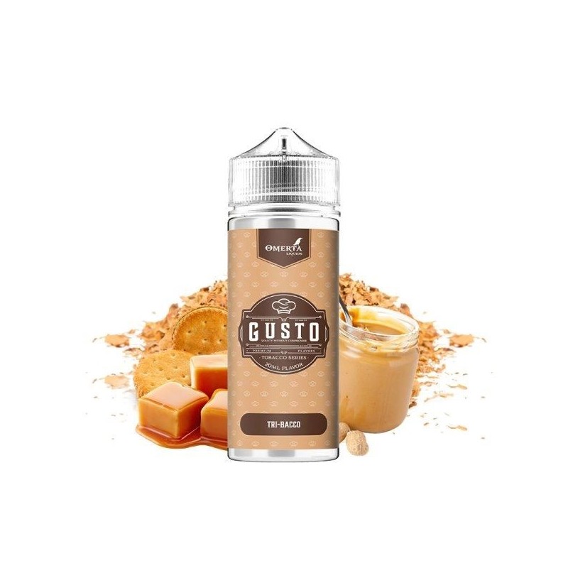 Premix Gusto by Omerta Liquids 100/120ml - Tri-Bacco | Eliq Vapoteur