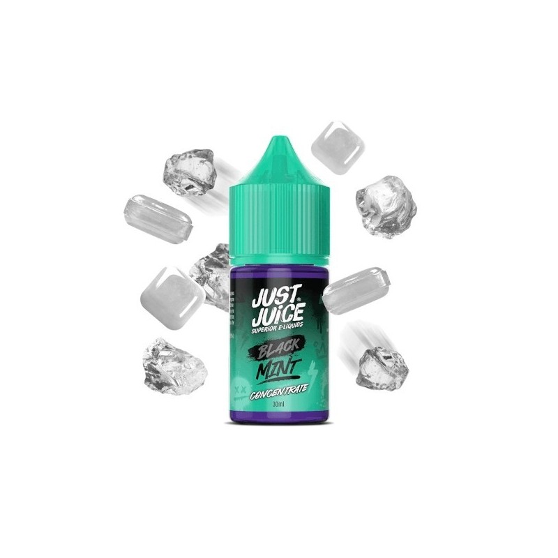 Concentré Just Juice Mint Range - Black Mint 30ml | EliqVapoteur