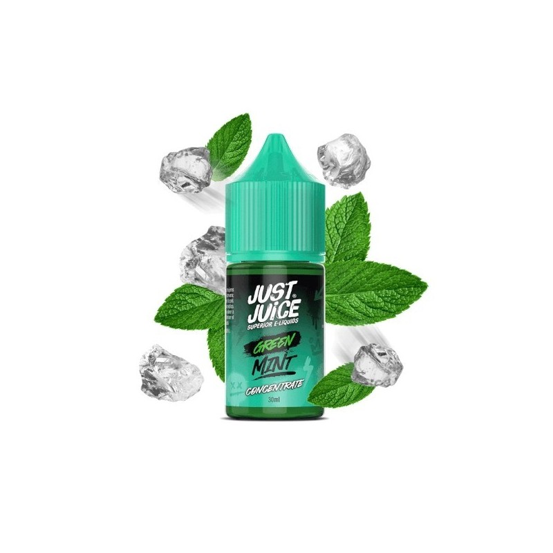 Concentré Just Juice Mint Range - Green Mint 30ml | EliqVapoteur