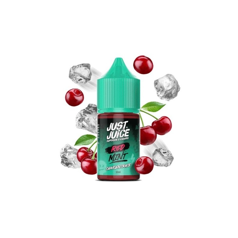 Concentré Just Juice Mint Range - Red Mint 30ml | EliqVapoteur