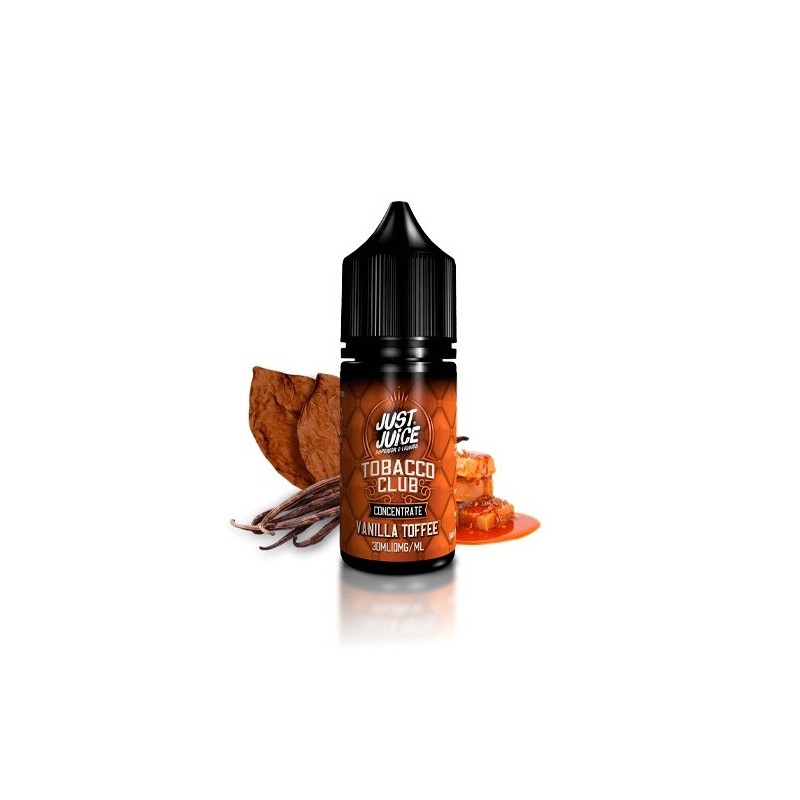 Concentré Just Juice Tobacco Club - Vanilla Toffee 30ml | EliqVapoteur