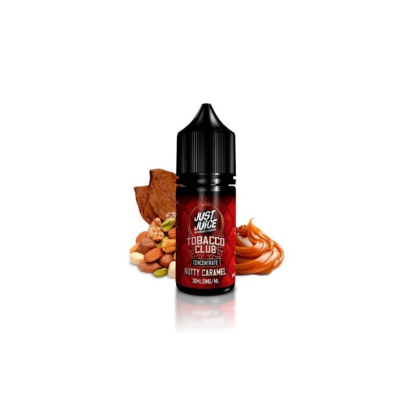 Concentré Just Juice Tobacco Club - Nutty Caramel 30ml | EliqVapoteur