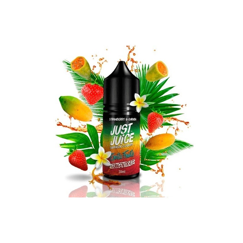 Concentré Just Juice Exotic Fruits - Fraise Curuba 30ml | EliqVapoteur