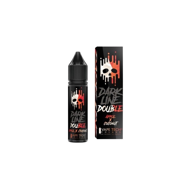 Premix Double Dark Line 5/15ml - Apple & Coconut | Eliq Vapoteur