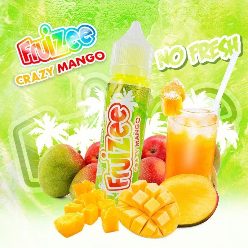 Premix Fruizee No Fresh by Eliquid France 50/75ml - Crazy Mangue | EliqVapoteur