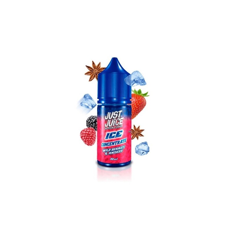 Concentré Just Juice Ice - Wild Berries & Aniseed 30ml | EliqVapoteur