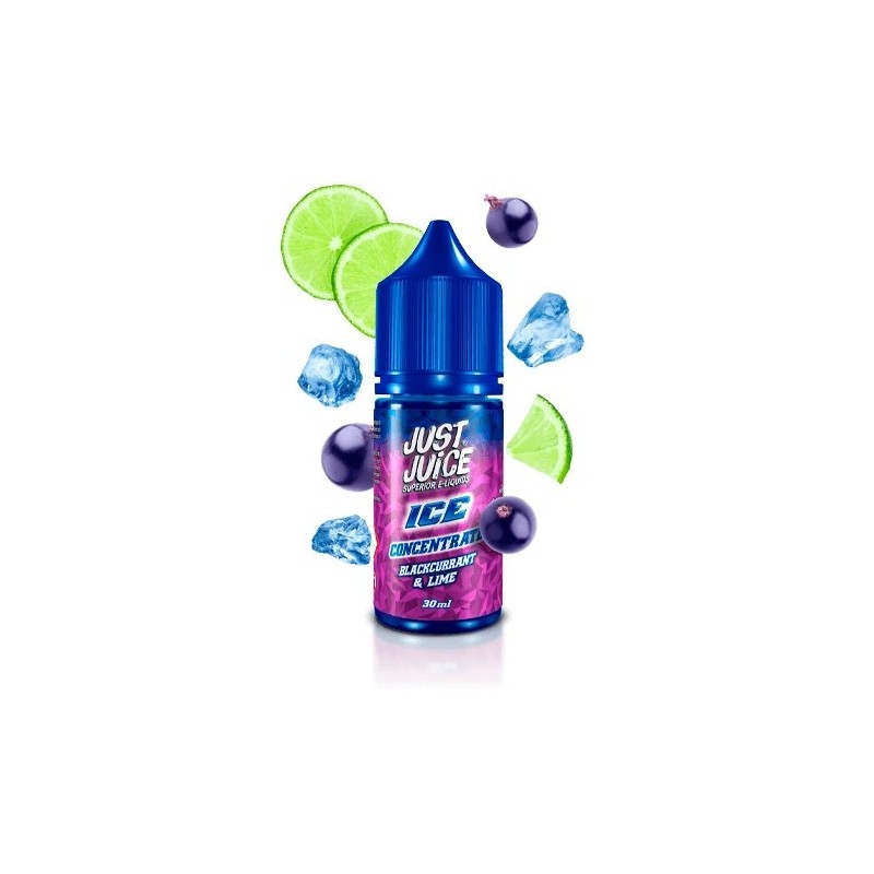 Koncentrat Just Juice Ice - Blackcurrant & Lime 30ml | Eliq Vapoteur