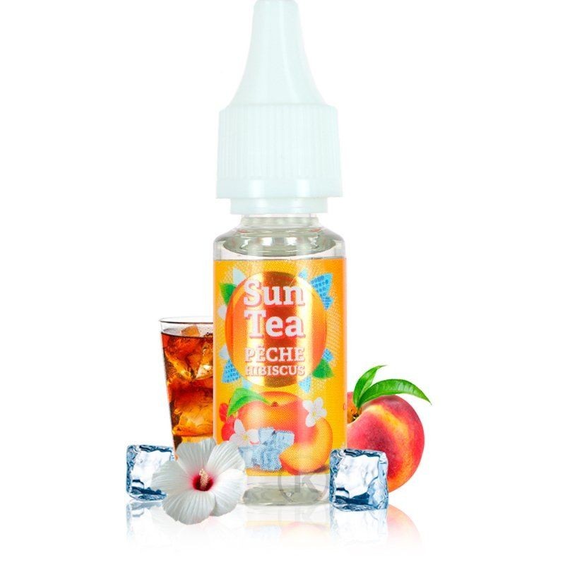 Koncentrat Sun Tea - Pêche Hibiscus 10ml | Eliq Vapoteur