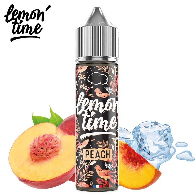 Premix Lemon Time par Eliquid France 50/70ml - Pêche | Eliq Vapoteur