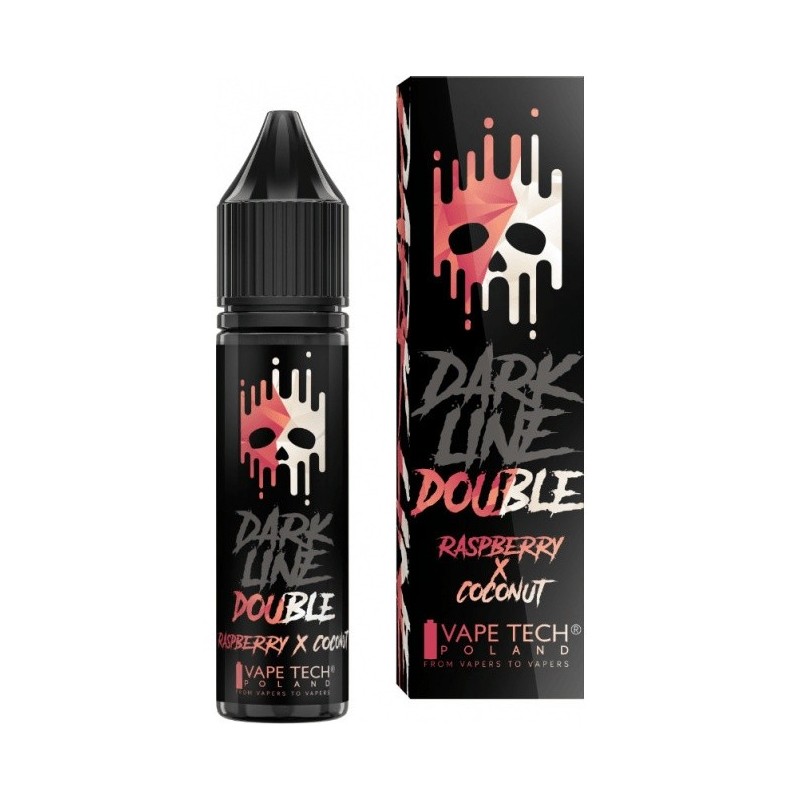 Premix Double Dark Line 5/15ml - Raspberry & Coconut | Eliq Vapoteur