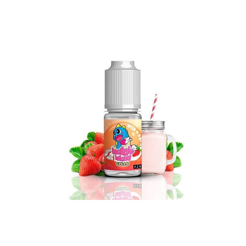 Concentré Bubble Island - Milk N Straw 10ml | EliqVapoteur