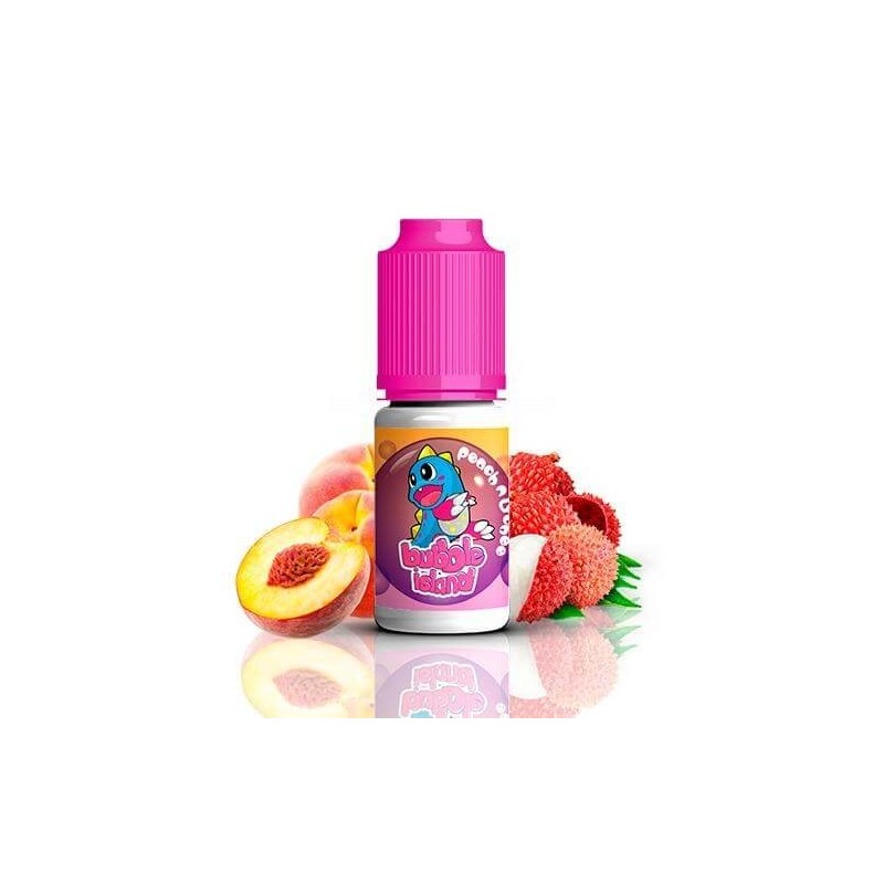 Concentré Bubble Island - Peach N Lychee 10ml | EliqVapoteur