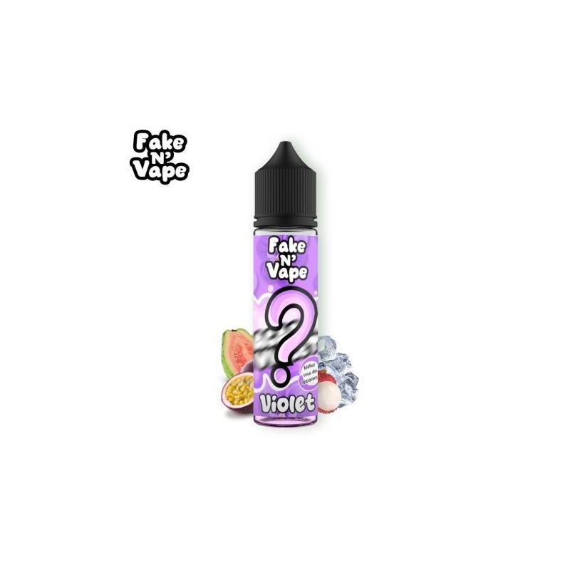 Premix Fake N Vape 50/60ml - Violet | Eliq Vapoteur