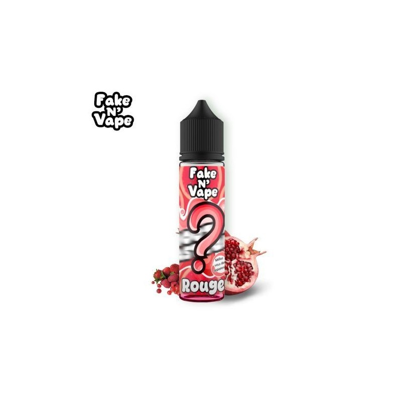Premix Fake N Vape 50/60ml - Red | Eliq Vapoteur