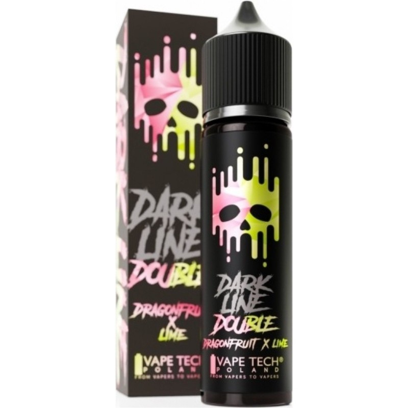 Longfill DARK LINE Double 8/60ml - Dragonfruit Lime (A25) | Eliq Vapoteur