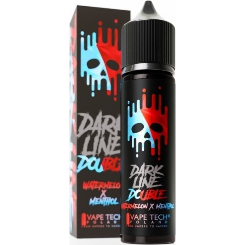Longfill DARK LINE Double 8/60ml - Pastèque & Menthol (A25) | Eliq Vapoteur