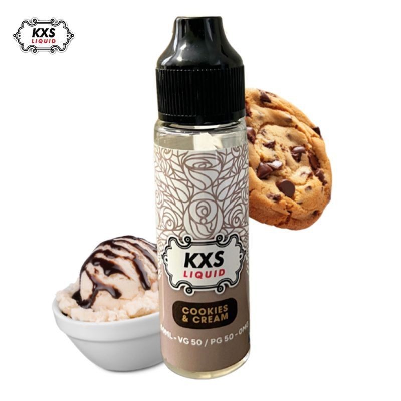 Premix KXS 50/75ml - Cookies & Cream | Eliq Vapoteur