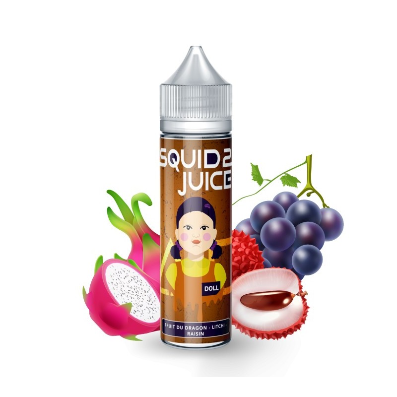 Premix Squid Juice 2 50/75ml - Doll | Eliq Vapoteur