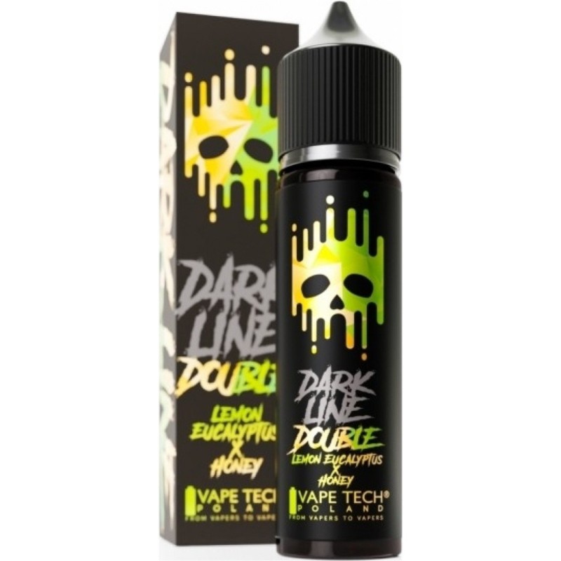 Longfill DARK LINE Double 8/60ml - Lemon Eucalyptus Honey (A25) | Eliq Vapoteur