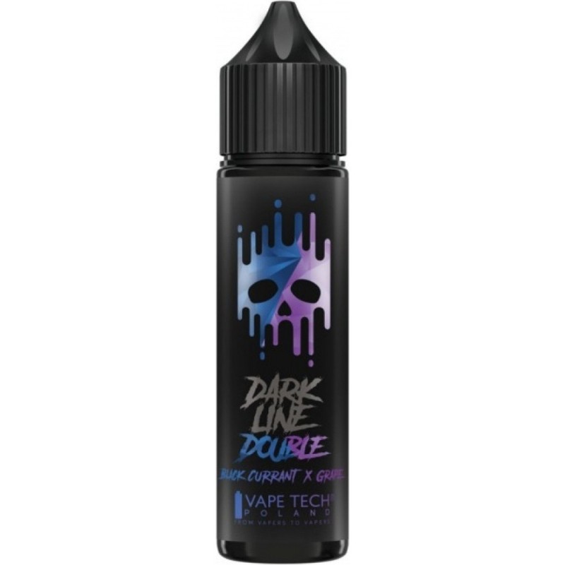 Longfill DARK LINE Double 8/60ml - Black Currant Grape (A25) | Eliq Vapoteur