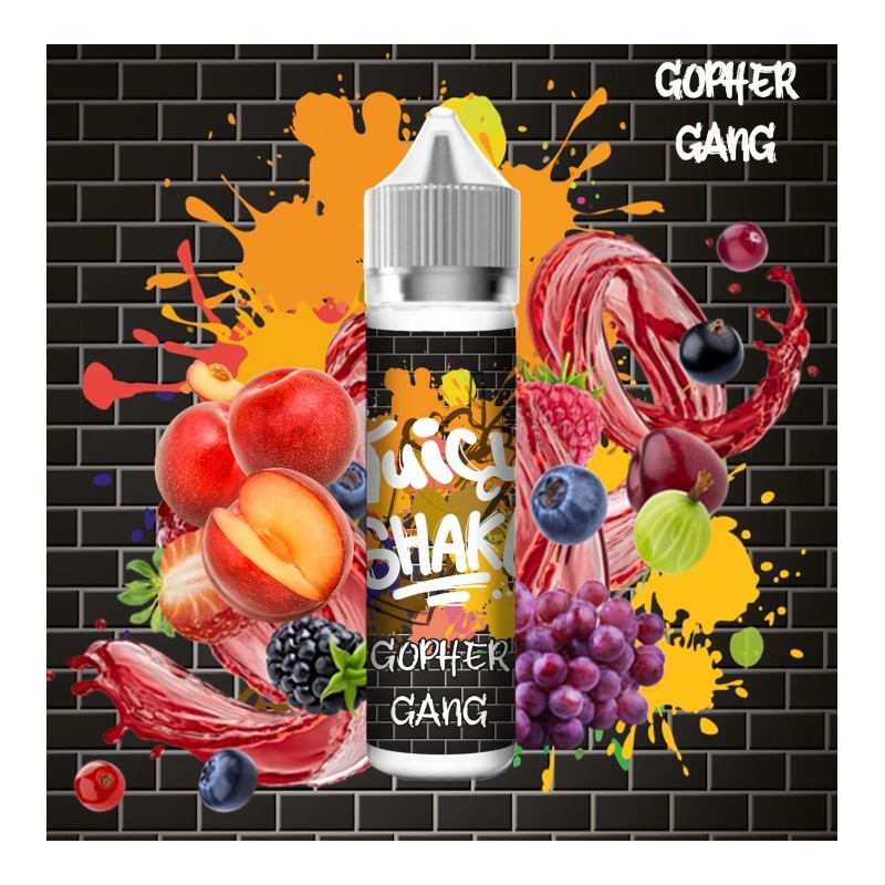 Premix Juicy Shake 50/75ml - Gopher Gang | Eliq Vapoteur