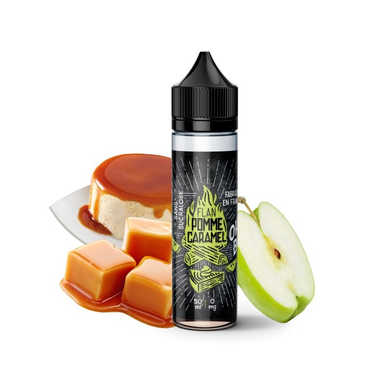 Premix OHM Des Bois 50/75ml - Flan Pomme Caramel | Eliq Vapoteur
