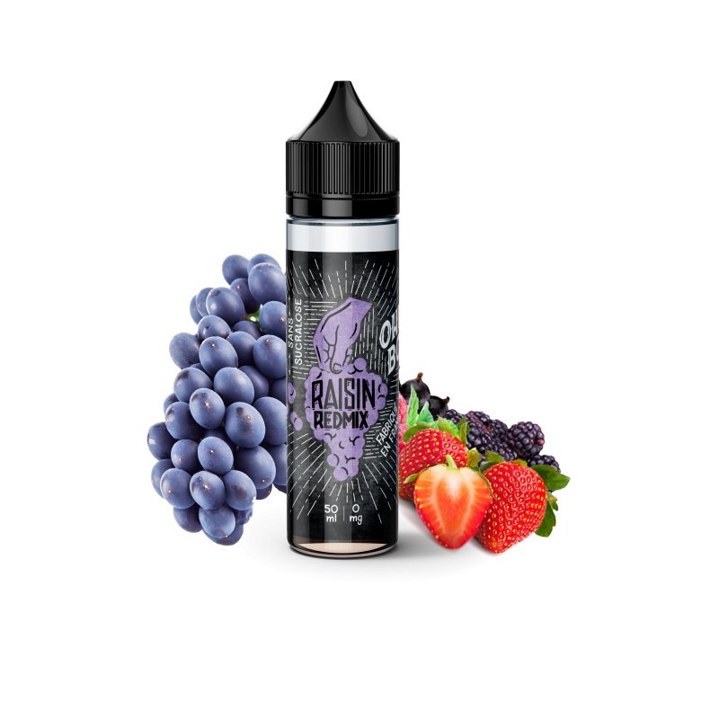 Premix OHM Des Bois 50/75ml - Raisin Redmix | Eliq Vapoteur