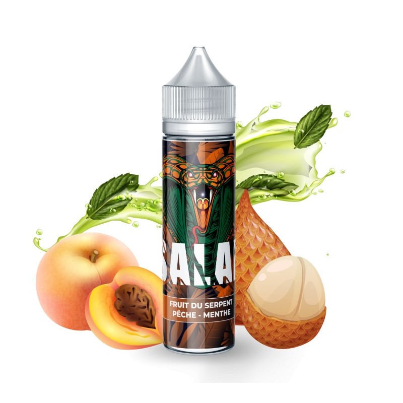 Premix Salak 50/75ml - Fruit du Serpent Pêche Menthe | Eliq Vapoteur
