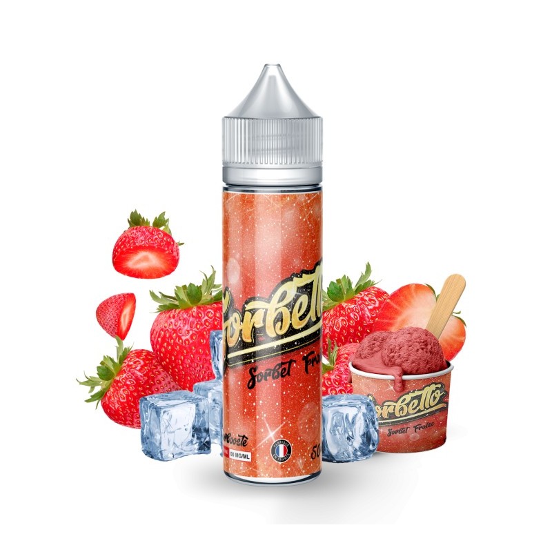 Premix Sorbetto 50/75ml - Strawberry Sorbet | Eliq Vapoteur