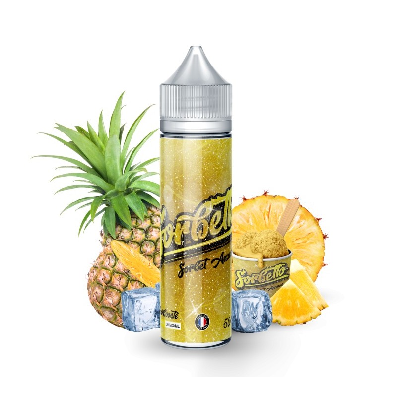 Premix Sorbetto 50/75ml - Pineapple Sorbet | Eliq Vapoteur