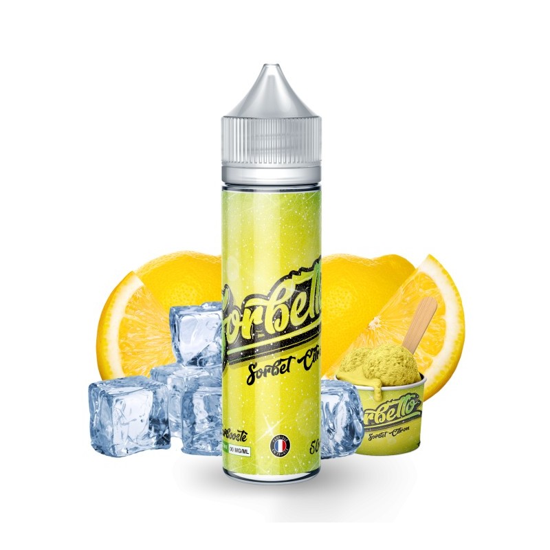 Premix Sorbetto 50/75ml - Sorbet Citron | Eliq Vapoteur