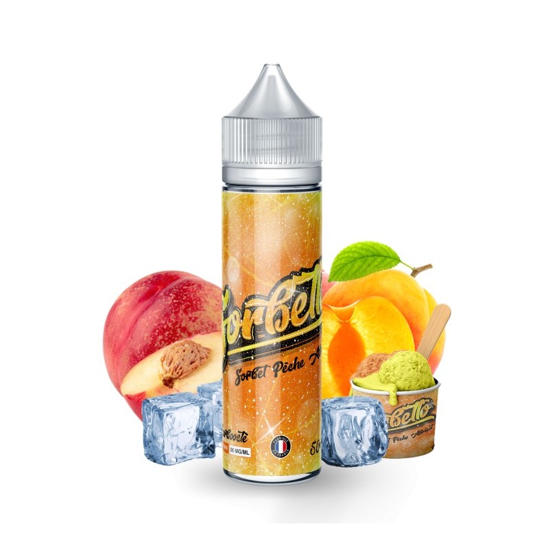 Premix Sorbetto 50/75ml - Sorbet Pêche Abricot | Eliq Vapoteur