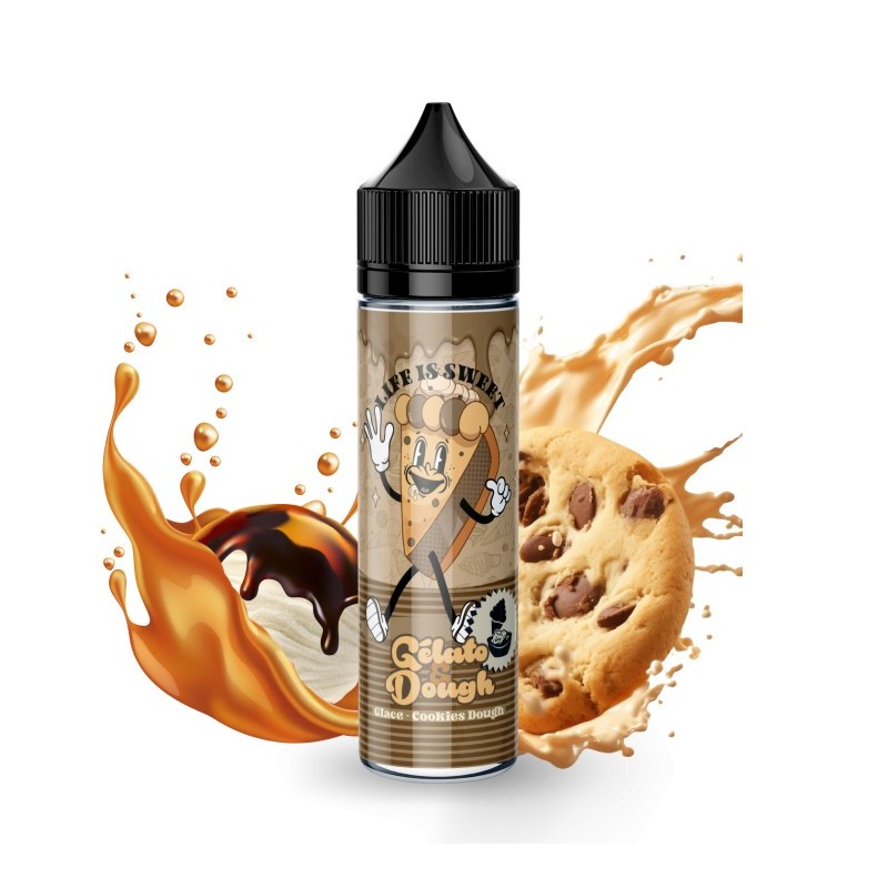Premix Life is Sweet 50/75ml - Gelato & Dough | Eliq Vapoteur
