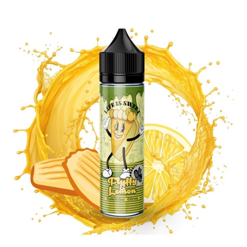 Premix Life is Sweet 50/75ml - Fluffy & Lemon | Eliq Vapoteur