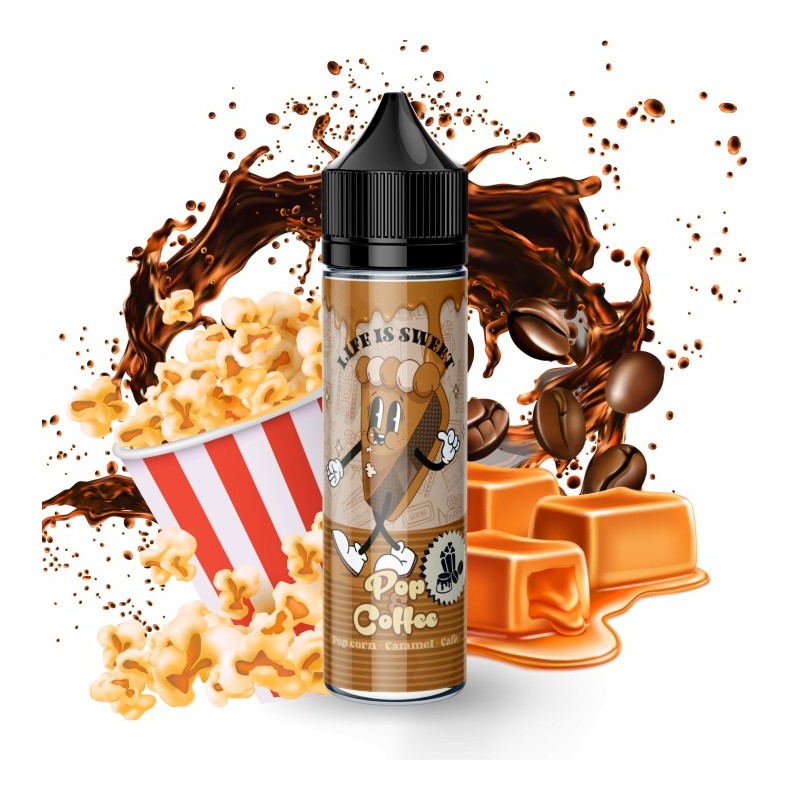 Premix Life is Sweet 50/75ml - Pop & Coffee | Eliq Vapoteur