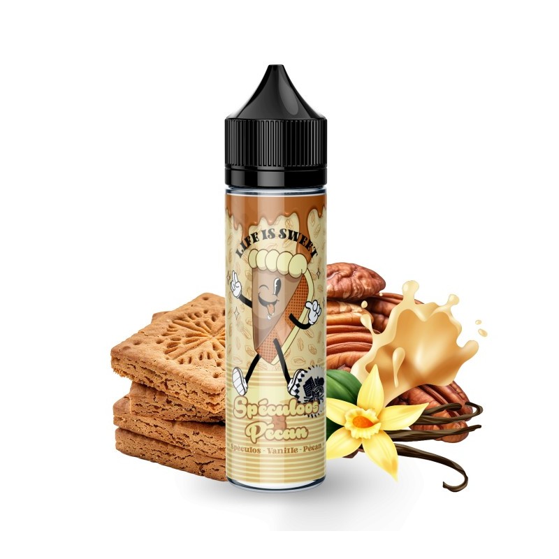 Premix Life is Sweet 50/75ml - Speculos & Pecan | Eliq Vapoteur