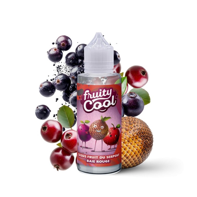 Premix Fruity Cool 100/120ml - Cassis fruit du serpent baie rouge | Eliq Vapoteur